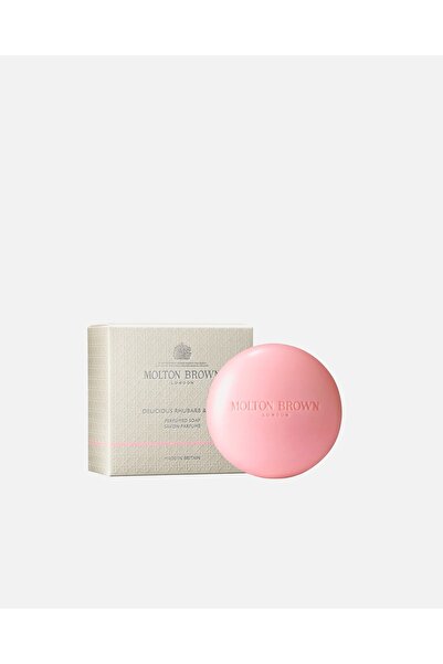 Molton Brown Delicious Rhubarb and Rose Perfumed Soap Vegan Rich Moisturizer