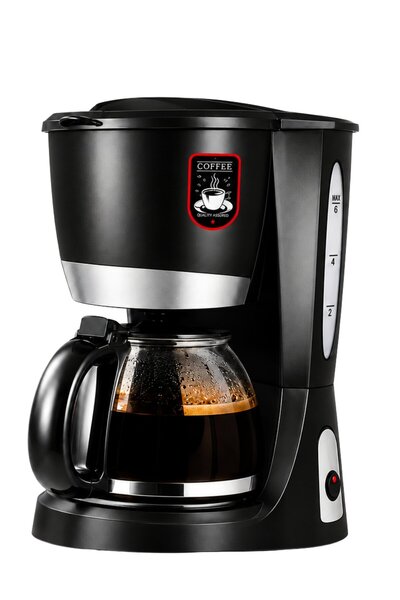 Generic Coffee Maker 1.25L – Black | Easy Operation, Drip-Proof Design & Auto...