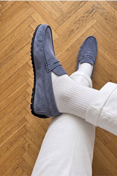 Livio Ferri Moi Suede Look Γνήσιο Δερμάτινο Εσωτερικό Φόδρα Ανδρικά Loafer Αν...