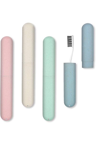 NEXCURIO 4 Pack Travel Toothbrush Case, Portable Breathable Toothbrush Holder...