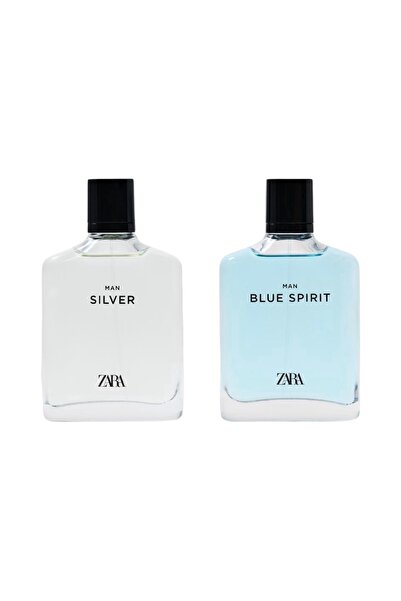 Zara MAN SILVER MAN BLUE SPIRIT EDT 100 ML + 100 ML (3,38 FL. OZ)