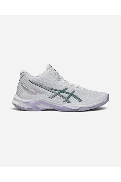 Asics NETBURNER BALLISTIC FF MT 4 Kadın Cream/Pond Voleybol Ayakkabısı 1052A0...
