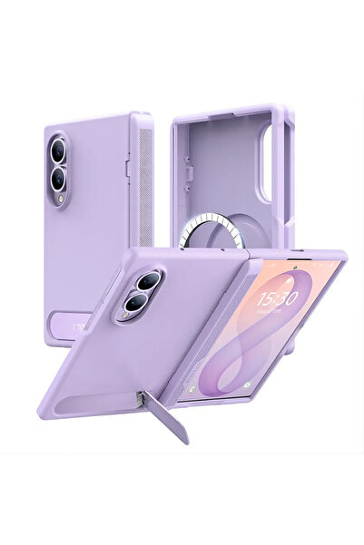 TORRAS Θήκη, Ostand L1 Guardian, Galaxy Z Fold8, Ανοιχτό Μωβ