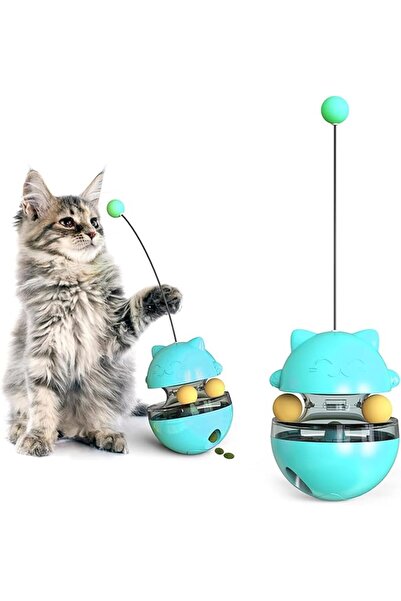 Diason Cat Toy Funny Tumbler Interactive Ball, Treat Dispenser Automatic No-E...
