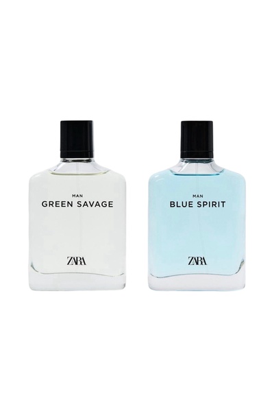 Zara GREEN SAVAGE + BLUE SPIRIT EDT 2X100 ML (3,4 FL. OZ)