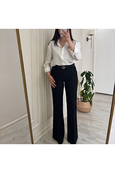 Dilara Duran Butik İspanyol Paça Kumaş Pantolon