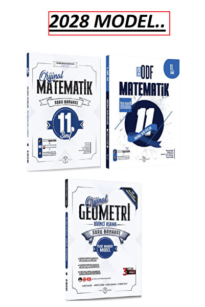 Orijinal Yayınları Orjinal 11. Sınıf Matematik Soru Bankası ODF Seti ve Maari...