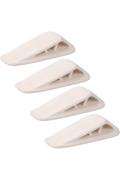 KASTWAVE Rubber Door Stoppers Set, 4 Pack Bottom Mount Doorstop with Holder, ...