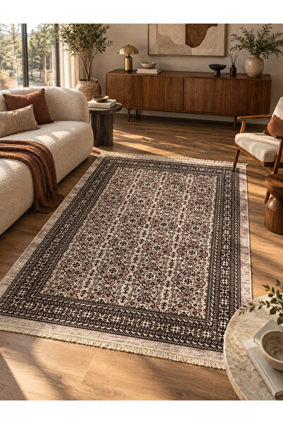 Brillant Klasik Desen Lateks Taban Salon Antre Halı