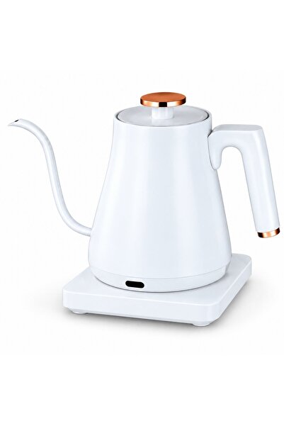 Generic وعاء قهوة كهربائي متخصص 1000 واط 1000 مل DLC-38110-أبيض