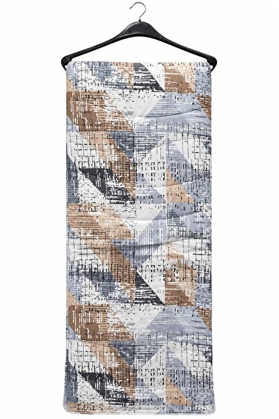 Manolya Cotton Multi-Purpose Double Pique, Bedspread (190X220) - Zigzag Gray ...