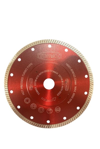 Tomax HASSAS SERAMİK KESİCİ KIRMIZI 180*1.8*22 MM