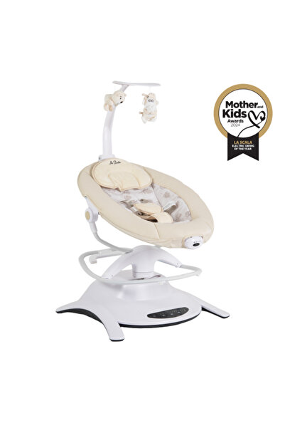 Cangaroo La Scala Electric Swing Beige, 6 Modes, 5 Speeds, 360°, Remote Contr...