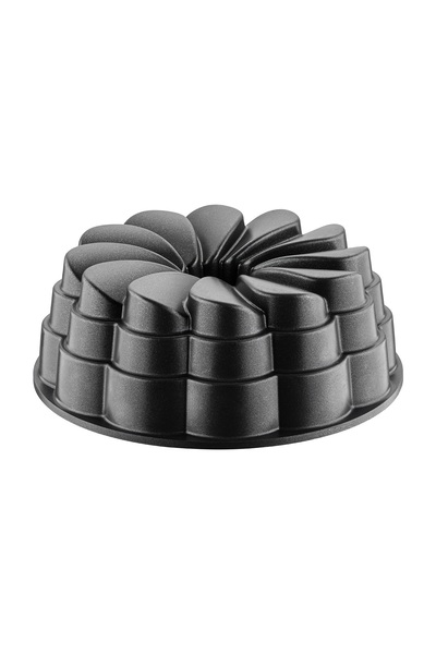 Emsan Black Shiny Rose Döküm Kek Kalıbı 22 cm