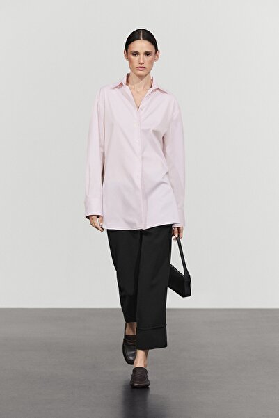 Massimo Dutti %100 pamuklu poplin gömlek