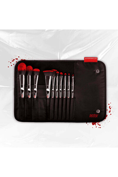 Lethal Cosmetics Kill Tools 10 Parça Vegan Fırça Seti - Vegan Fırça Kılıf içinde