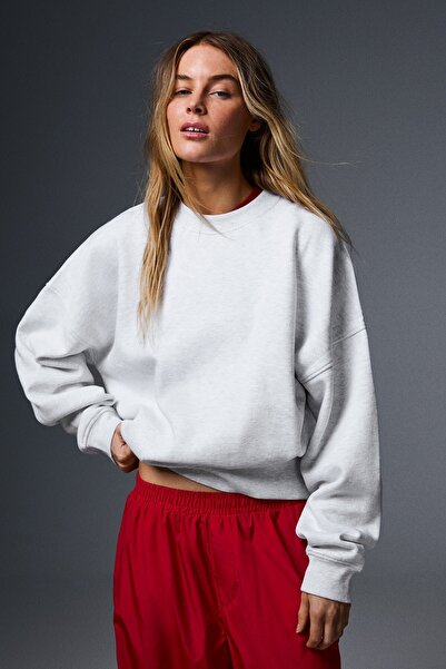 Bershka Bisiklet yaka sweatshirt