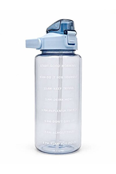 TOY LAND 2000ML Motivational Water Bottle with Time Marker, Leakproof Locking...