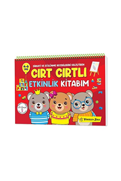 yükselen zeka Cırt Cırtlı Etkinlik Kitabım 4-6 yaş