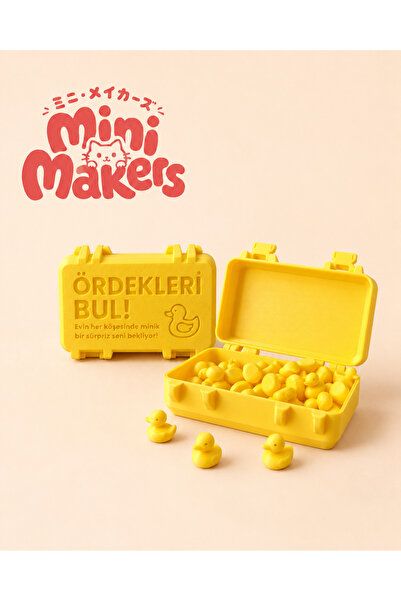 mini makers اعثر على البط! 50 لعبة تخزين وبحث على شكل بطة صغيرة - صندوق هدايا...