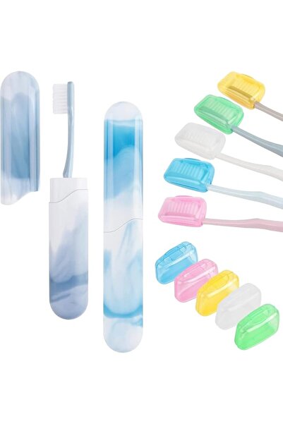 INSFIT Travel Toothbrush Case – 2 Pcs Halal-Friendly Portable Breathable Toot...