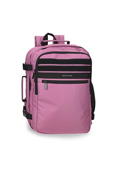 Movom Rucsac calatorie Foster, 2 compartimente, roz zmeuriu adaptabil 20x40x2...