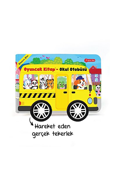 yükselen zeka Oyuncak Kitap - Okul Otobüsü (Gerçek Tekerlekli)