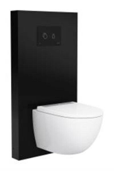 VitrA RenoForm Platform 773-5761-01 Asma Klozetler için Taharet Deliksiz Siya...