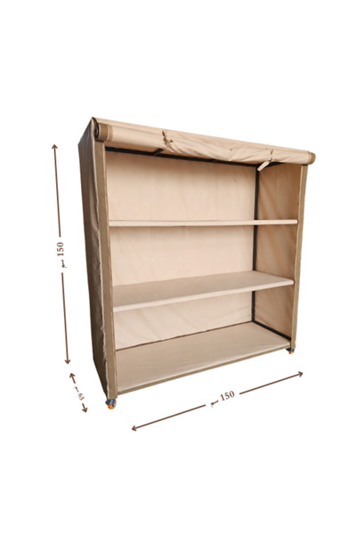 Generic German Al-Barari Portable Outdoor Storage Wardrobe 150x150x65 cm