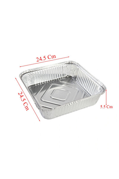 RITCO 4 Square Tinplate Dish Carton with Lid (400 Dishes/Carton)