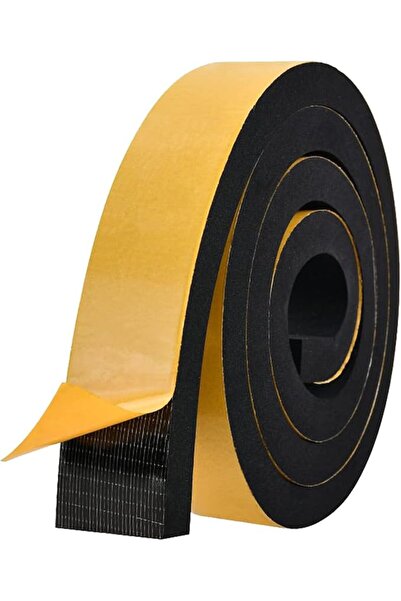 GENERAL 2M Foam Rubber Tape Self Adhesive- 50mm Wide - 20mm Thick,High Densit...