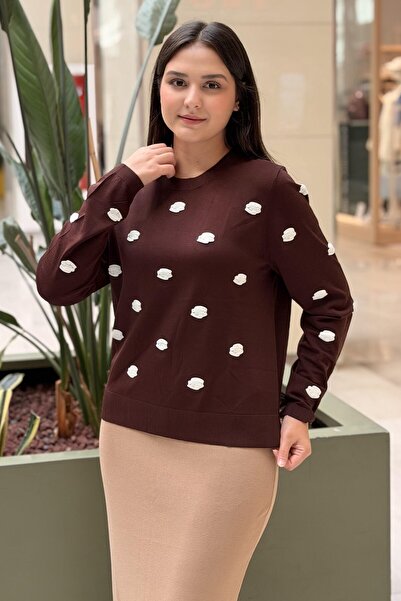 Ghisa Embossed Mini Floral Patterned Mercerized Tunic