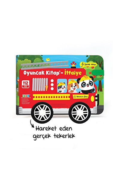 yükselen zeka Oyuncak Kitap - İtfaiye (Gerçek Tekerlekli)