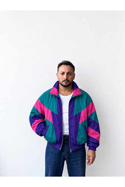 Qman RETRO 80’S COLORBLOCK RÜZGARLIK