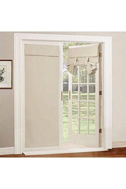 Bukela Door Window Curtains 66 * 203 CM, Blackout Natural Linen Blended Priva...