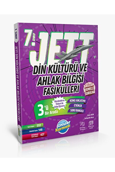Ünlüler Karması 7.SINIF DİN KÜLTÜRÜ VE AHLAK BİLGİSİ JETT FASİKÜLLERİ