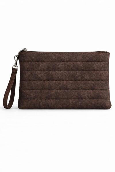 MONAAR Stone Patterned Clutch Portfolio Bag Tablet Compatible