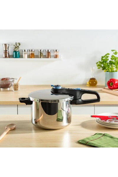TEFAL Ασφαλής Μοντέρνα Χύτρα Ταχύτητας 4L + Καλάθι