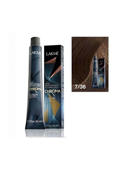 Lakme Chroma Ammonia-Free Hair Dye Medium Golden Chestnut Blonde No. 7/36