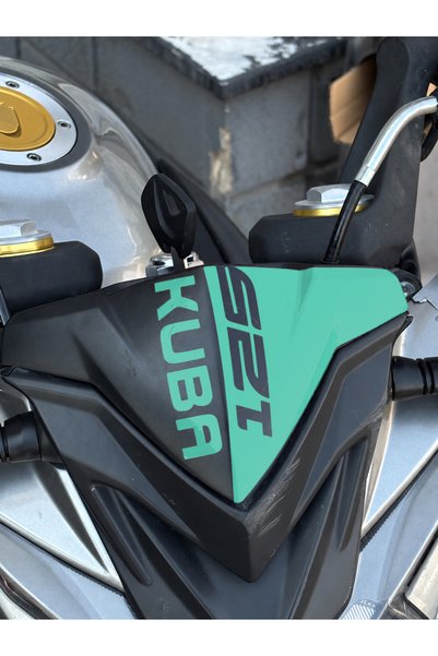 Banxtre Kuba Terra 125 için Kafa Detay Sticker (1 Adet)