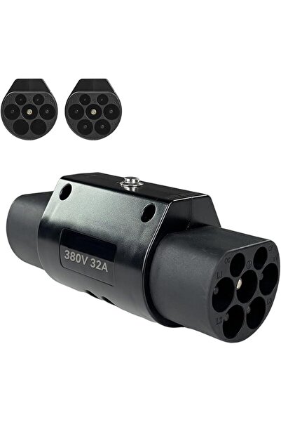 GENERAL محول شاحن السيارات الكهربائية من النوع 2 إلى GBT، 32 أمبير 380 فولت (...