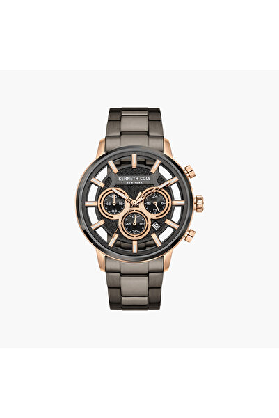 Kenneth Cole Modern Casual Stainless Steel Bracelet Chronograph Watch for Men...