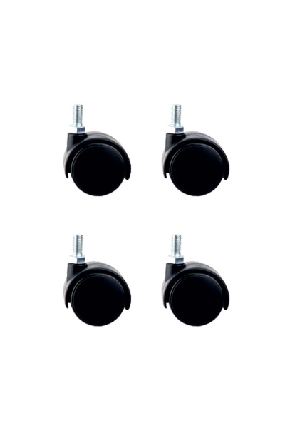 Generic Brand Roată mare din plastic cu șurub - 50MM HKS127 - 4 bucăți