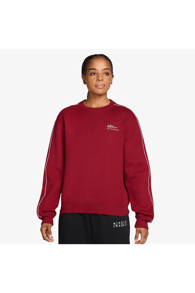 Nike HANORAC Hanorac W NK STDO FLC MW STD AD CREW
