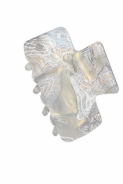 nesdesignn Patterned Rectangular Latch Buckle — Gray