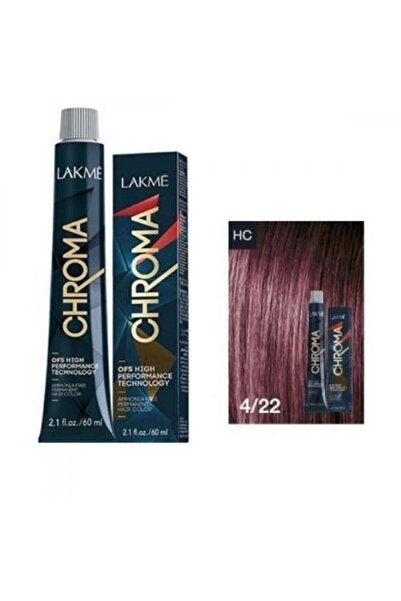 Lakme Chroma Ammonia-Free Hair Dye Medium Chestnut No. 4/22