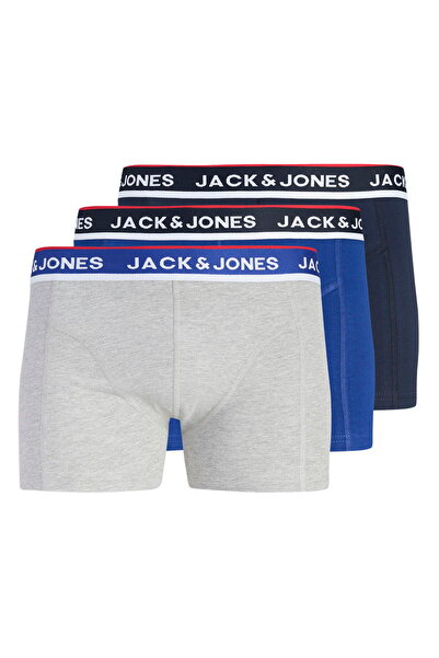 Jack & Jones Erkek 3'lü Boxer Paketi - Way