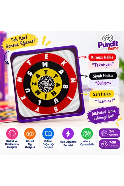 fibroidanne Matema/TİK & Kelimelerce & Sweet Sweep 3'lü Eğitim ve Zeka Oyunu Paketi | Matematik, Kelime ve Dikkat