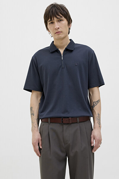 Jack & Jones تي شيرت جاك آند جونز للرجال بياقة بولو 12286330 NIGHT SKY