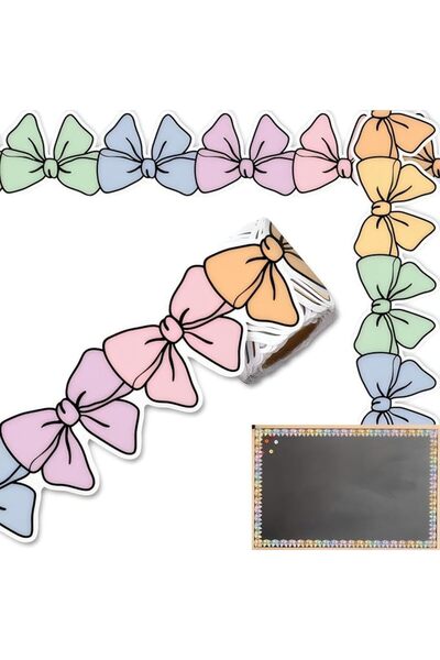EXCEFORE Bulletin Board Borders for Classroom Decoration and Office Display, ...